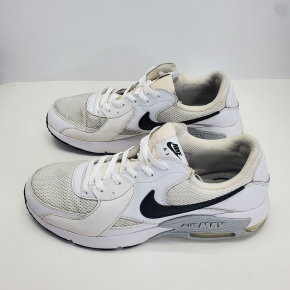 Nike Shoe Men's 12 Air Max Excee Sneakers CD4165-100 White & Black - Picture 11 of 16